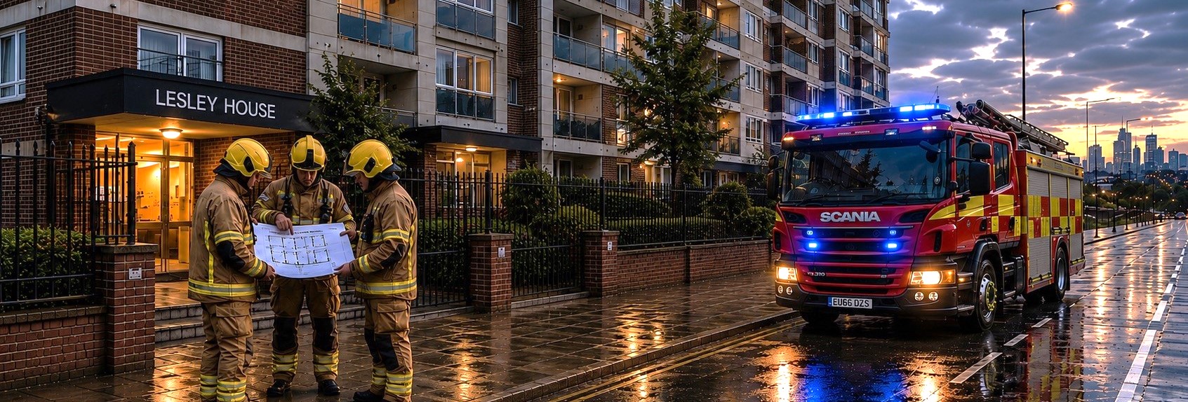 Firefighters consulting ERP plans